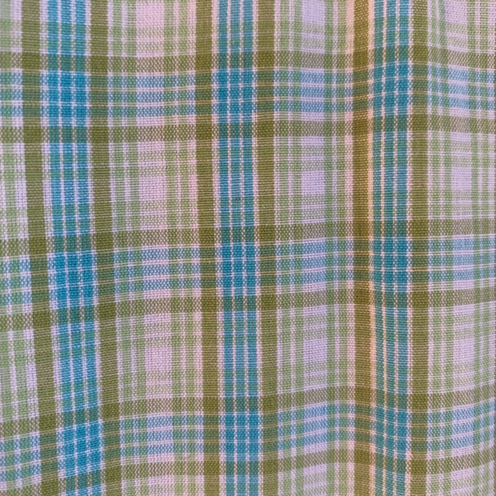 Frenchi Women's Sundress in Blue & Green Plaid - Picture 2 of 8